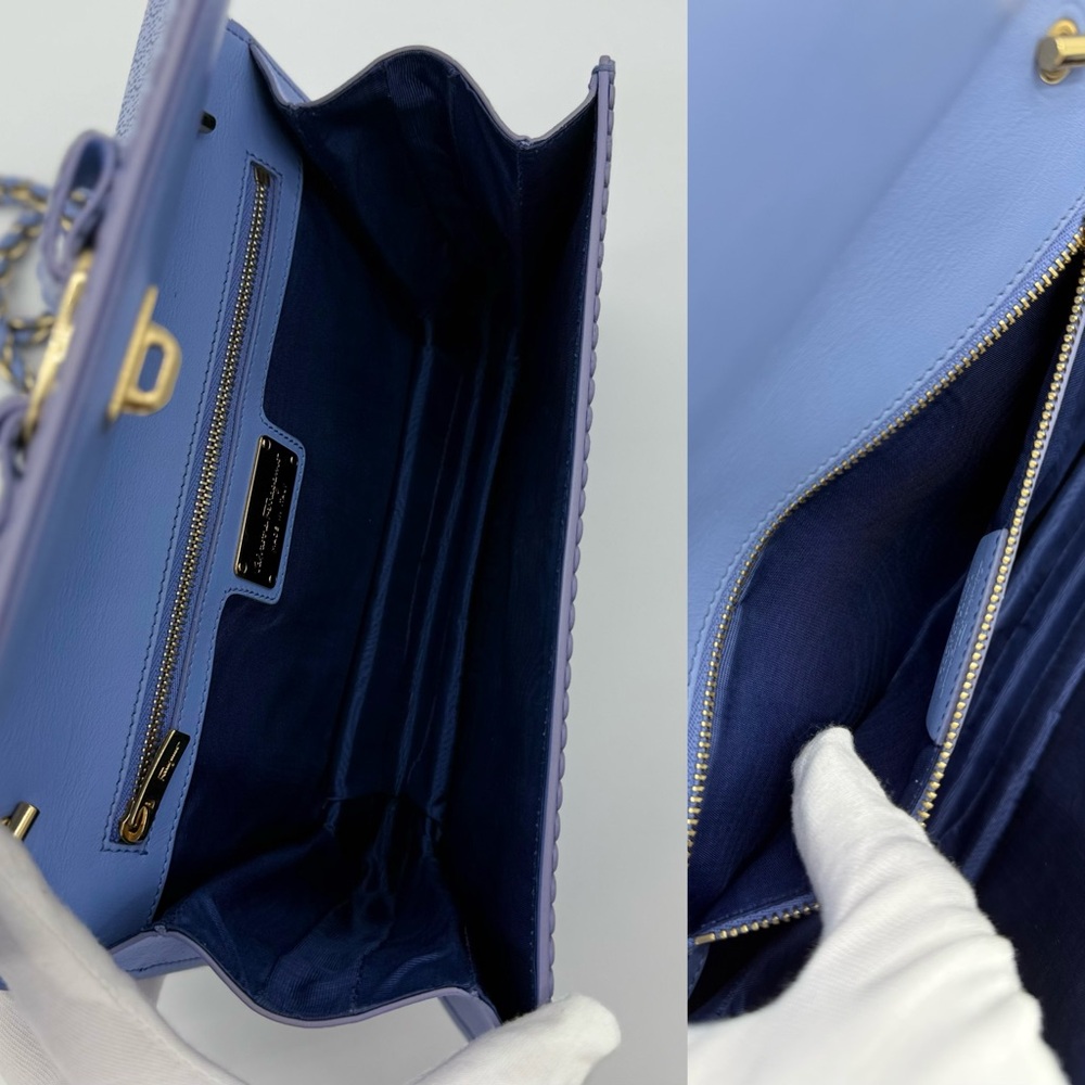 Authentic Salvatore Ferragamo PREFORATED vara Ginny bag - Picture 7 of 17